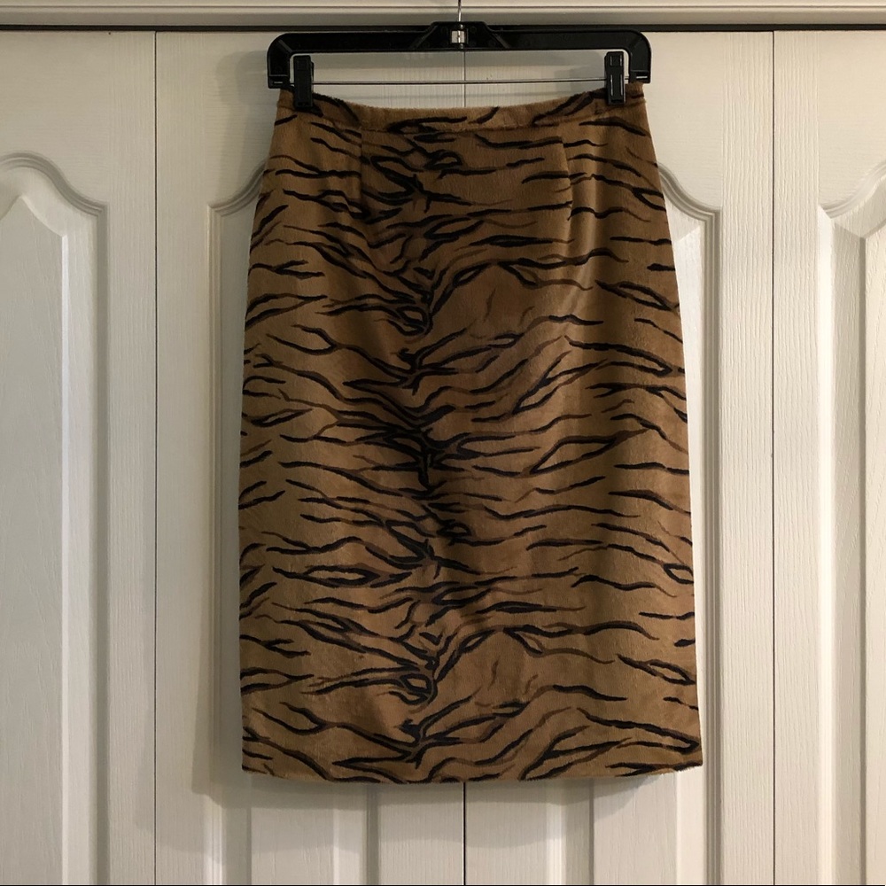 Animal print skirt